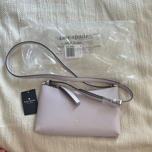 Kate Spade NWT, Pastel Lavender, Sadie- leather Crossbody Bag.